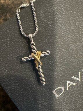 David Yurman X Cross necklace